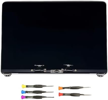 Replacement Screen for MacBook Pro A2289 A2251 A1989 A2159 EMC3358 3214 3348 3456 3301 Retina LCD MV96 97 98 99 9A MR9V MR9Q 9R 9T 9U Full LCD Display Complete Top Assembly Grey/Silver (Silver)