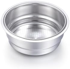 Pressurized filter basket compatible with Breville sage BES870/875/880/878/890/810 Barista Infuser bambino plus BES 500 Two Cup Dual Wall Filter, 54mm coffee machine replacement accessories