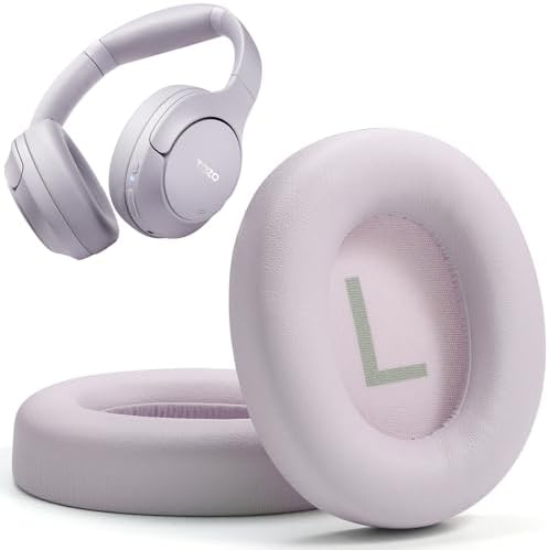 TOZO HT2 Hybrid Active Noise Cancelling Headphones, Wireless Over Ear Bluetooth Headphones, + HT2 Replacement Ear Pads