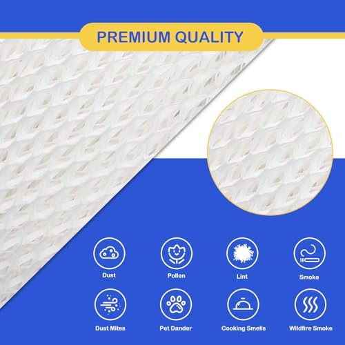 MDH-0103JB Humidifier Wicking Filter Replacement Compatible With Mainstays MDH-0103JB, Made With Wood Pulp, Paper Filter, 3 Pack