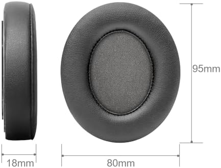 FEYCH Beats Studio Replacement Earpads 2 Pieces Noise Isolation Memory Foam Ear Cushions Cover for Beats Studio 2.0 Wired/Wireless B0500/ B0501 & Beats Studio 3.0(Titanium)