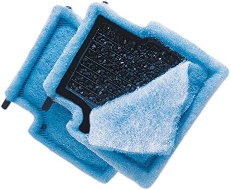 Aqua-Tech EZ-Change Replacement Filter Cartridges for Clear Aquarium Water, 5-15 Power Filters, Blue, EZ Change # 1 - 6 Count (Pack of 1)