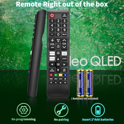 for Samsung-Smart -TV-Remote-Control-Replacement,Universal for All Samsung Frame Curved QLED TVs