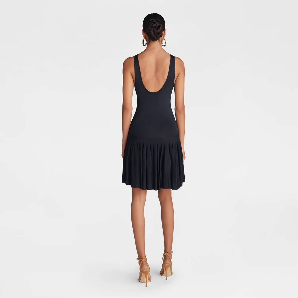 KBB by KAHLANA The Knit Slip Mini Dress - Navy Blue