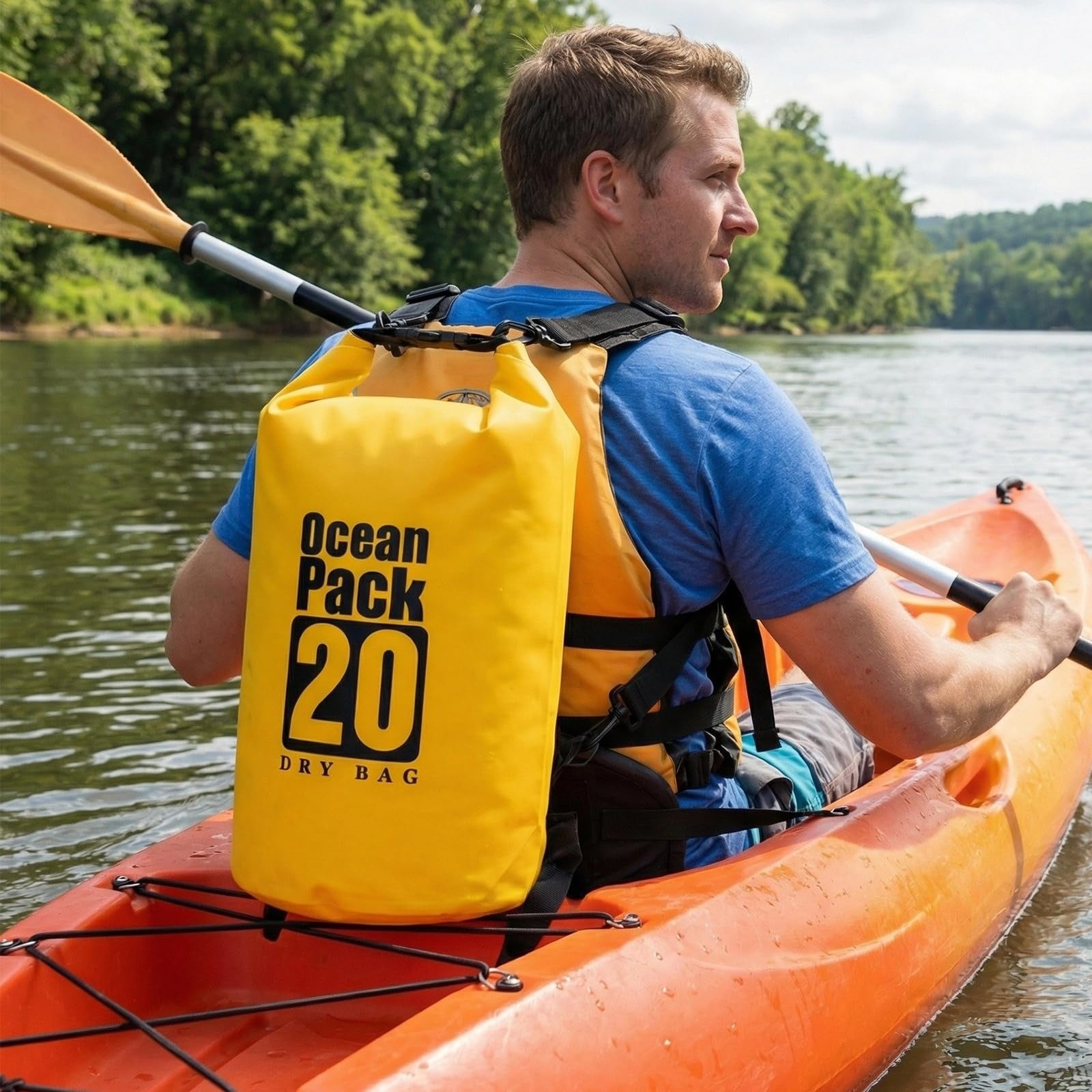 Heavy-Duty Waterproof Roll-Top Dry Bag