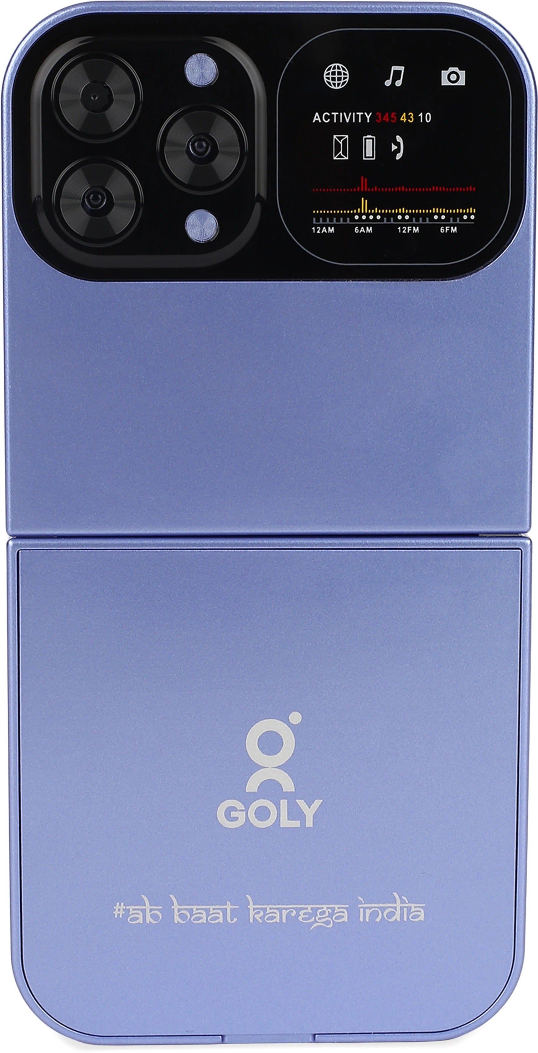 Compact Flip Keypad Mobile Phone