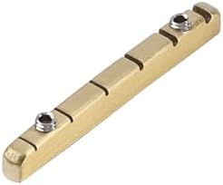 Guitar Nut Electric Guitar Brass Nut 42mm Height Adjustable Brass Guitar Nut 6 String Electric guitar Replacement Parts