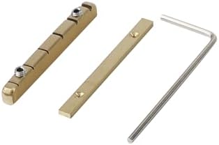 Guitar Nut Electric Guitar Brass Nut 42mm Height Adjustable Brass Guitar Nut 6 String Electric guitar Replacement Parts