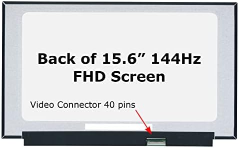 SCREENARAMA New Screen Replacement for HP pn N13295-001 (40pin 144Hz) FHD 1920x1080 IPS LCD LED Display with Tools and Tape