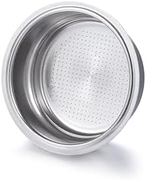 Pressurized filter basket compatible with Breville sage BES870/875/880/878/890/810 Barista Infuser bambino plus BES 500 Two Cup Dual Wall Filter, 54mm coffee machine replacement accessories