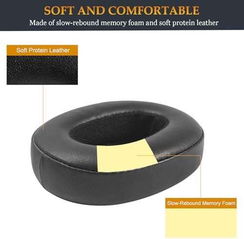 Skullcandy Crusher Earpads - Replacement Ear Muffs for Crusher ANC/Evo/360 & Hesh 3/ANC Headphones