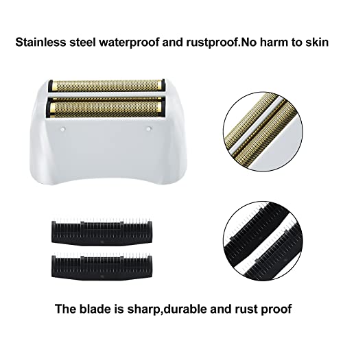 1 Pack Pro Shaver Replacement Foil and Cutters Compatible with andis No.17150/17155/17200 Shaver ProFoil Lithium Replacement" Golden