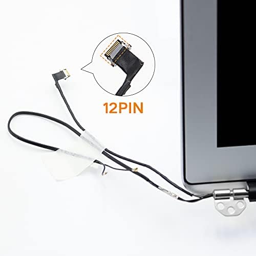 Screen Replacement for MacBook Air A1466 Mid 2013 to 2017 Year EMC 2632 EMC 2925 EMC 3178 LCD Display Screen Full Assembly Complete Top Assembly 13.3" 1440x900