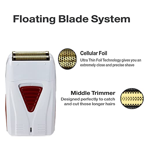 1 Pack Pro Shaver Replacement Foil and Cutters Compatible with andis No.17150/17155/17200 Shaver ProFoil Lithium Replacement" Golden