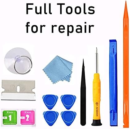 for iPad 7/8 (7th 8th Gen) Screen Replacement Digitizer Glass Repair Kit A2197 A2198 A2200 A2270 A2428 A2429 A2430, for iPad 7th 8th Generation 10.2" Touchscreen Front Panel,+Home Button[No TouchID Chip]