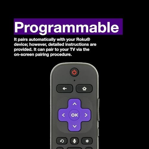 OEM Replacement Roku RC-AL2 Remote Control - RF with Voice - For Roku Streaming Stick HDMI