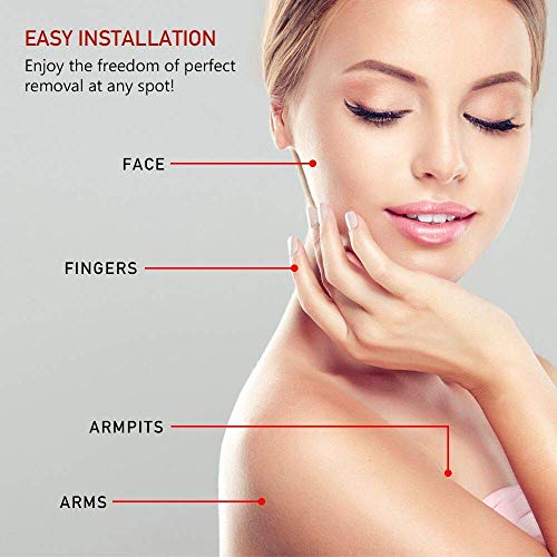tuokiy Replacement Heads for Flawless Finishing Touch Facial Hair Removal Tool for Women. Just fit Gen 2 Hair Removal Device