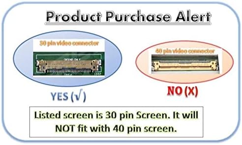 EM EMAJOR TECH New Screen Replacement for HP 15-DY2795WM 6M0Z7UA 15.6 FHD Full-HD Non-Touch 1920 x 1080 Slim LCD Screen Display with with Set Tape and Tools