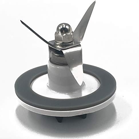 Replacement Blender Cutting Assembly with seal ring Gaskets，Compatible with Cuisinart blender or Food Processor BFP-703 CBT-500W SPB-10 SPB-7 (Cutting assembly blade, White)