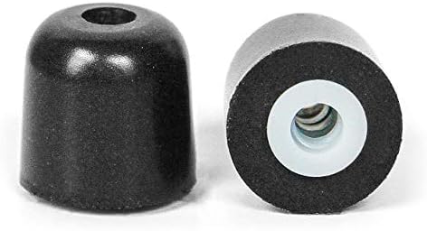 ISOtunes Trilogy™ Foam Replacement Eartips for ISOtunes PRO, Xtra, Wired (5 Pair Pack) (X-Small, White)