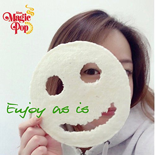 Kim's Magic Pop Freshly Popped Rice Cakes | Keto, Vegan | Whole Wheat Flavor | 6 Bags | 15 Cakes per Bag | Low Carb, Sugar Free, Fat Free, Natural, Multigrain Korean Snack | Easy Bread, Chip, Cracker Replacement