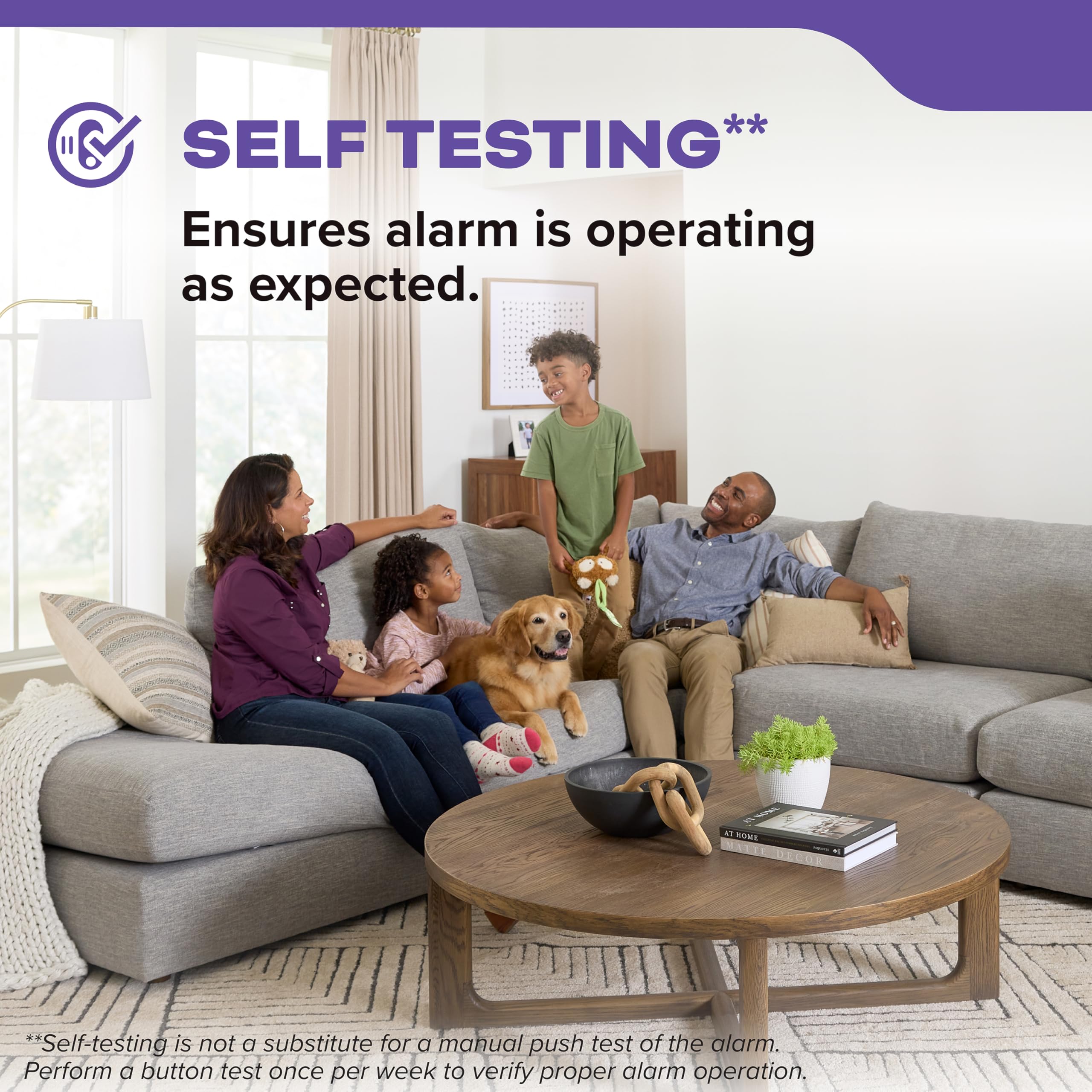 Kidde Hardwired Smoke & Carbon Monoxide Detector, 10-Year Battery Backup, Voice Alerts, Interconnectable LED Warning Light Indicators, 2 Pack