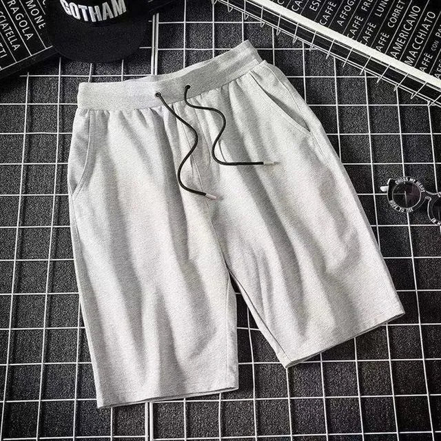 Acrius - Mid Rise Plain Drawstring Shorts